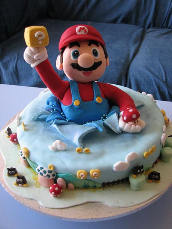 Super Mario Cake