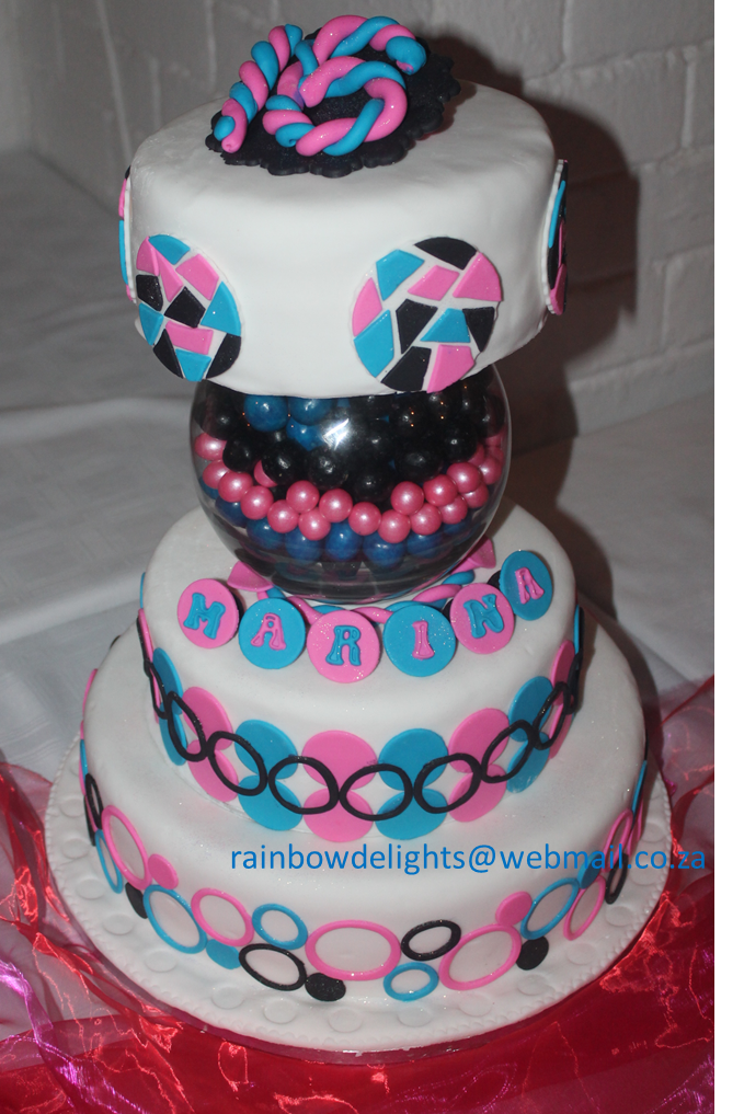 Sweet 16th Birthday Cake