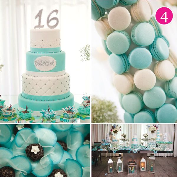 Tiffany Blue Sweet 16 Party