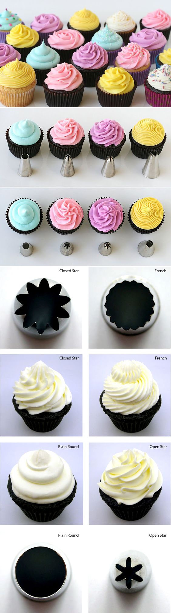 11 Names For Piping Cupcakes Photo - Wilton Cupcake Piping Tips, Cupcake Frosting Ideas and ...