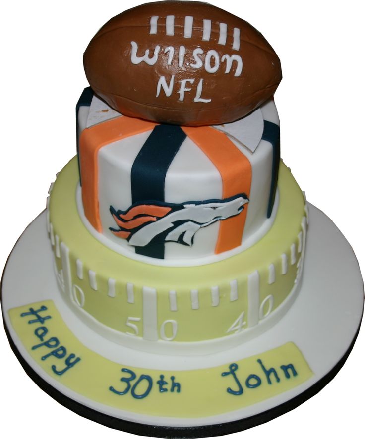 American Football Birthday Cake