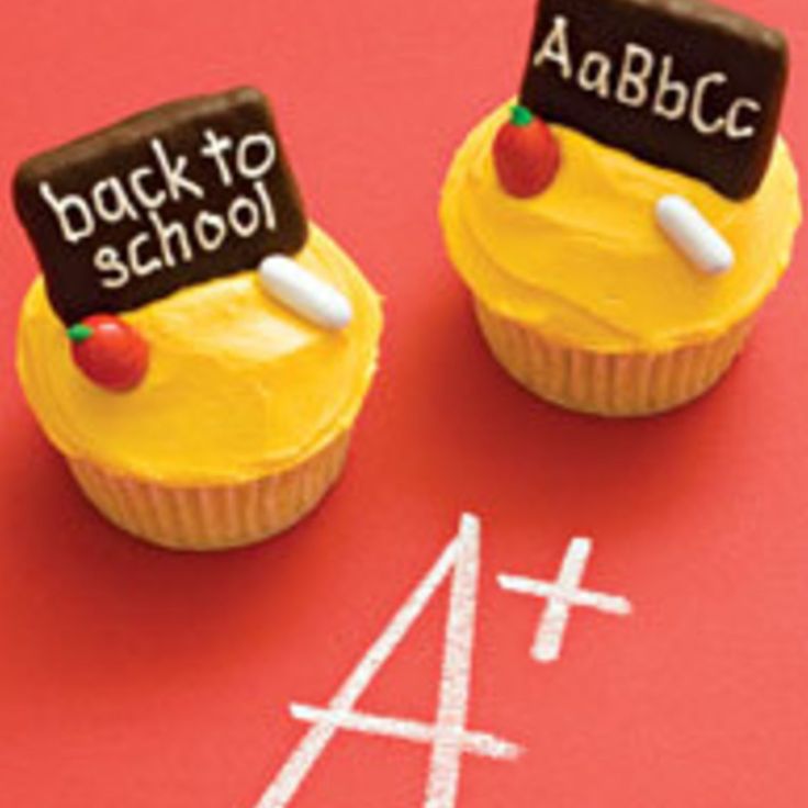 Back to School Cupcake Ideas