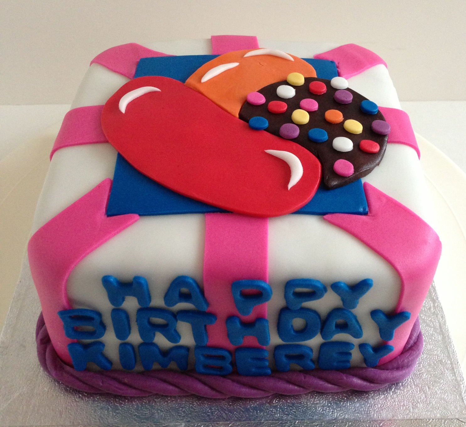 Candy Crush Birthday Cake