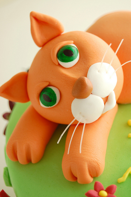 Cat Face Birthday Cake