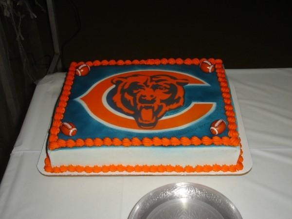 Chicago Bears Birthday Cake