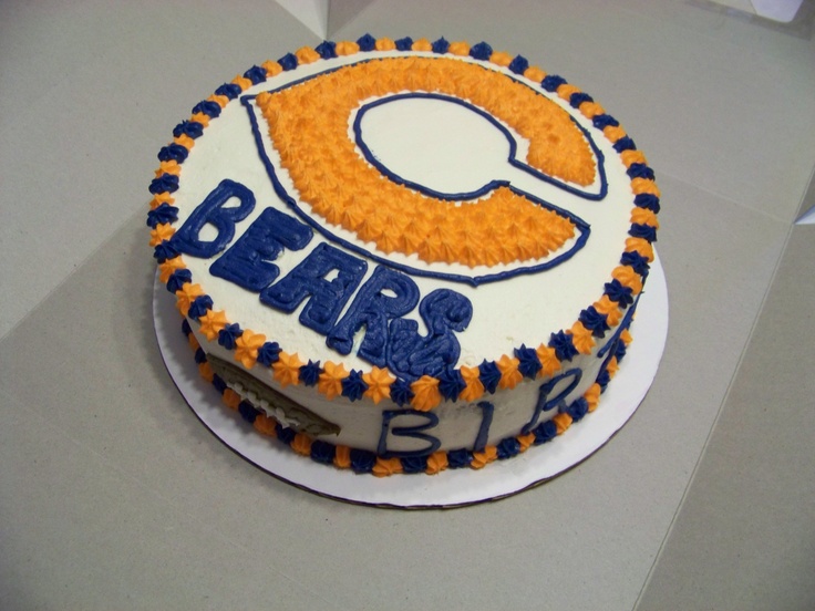 Chicago Bears Birthday Cake