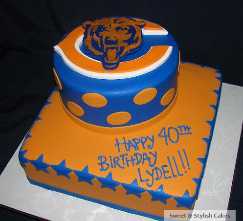 Chicago Bears Birthday Cake