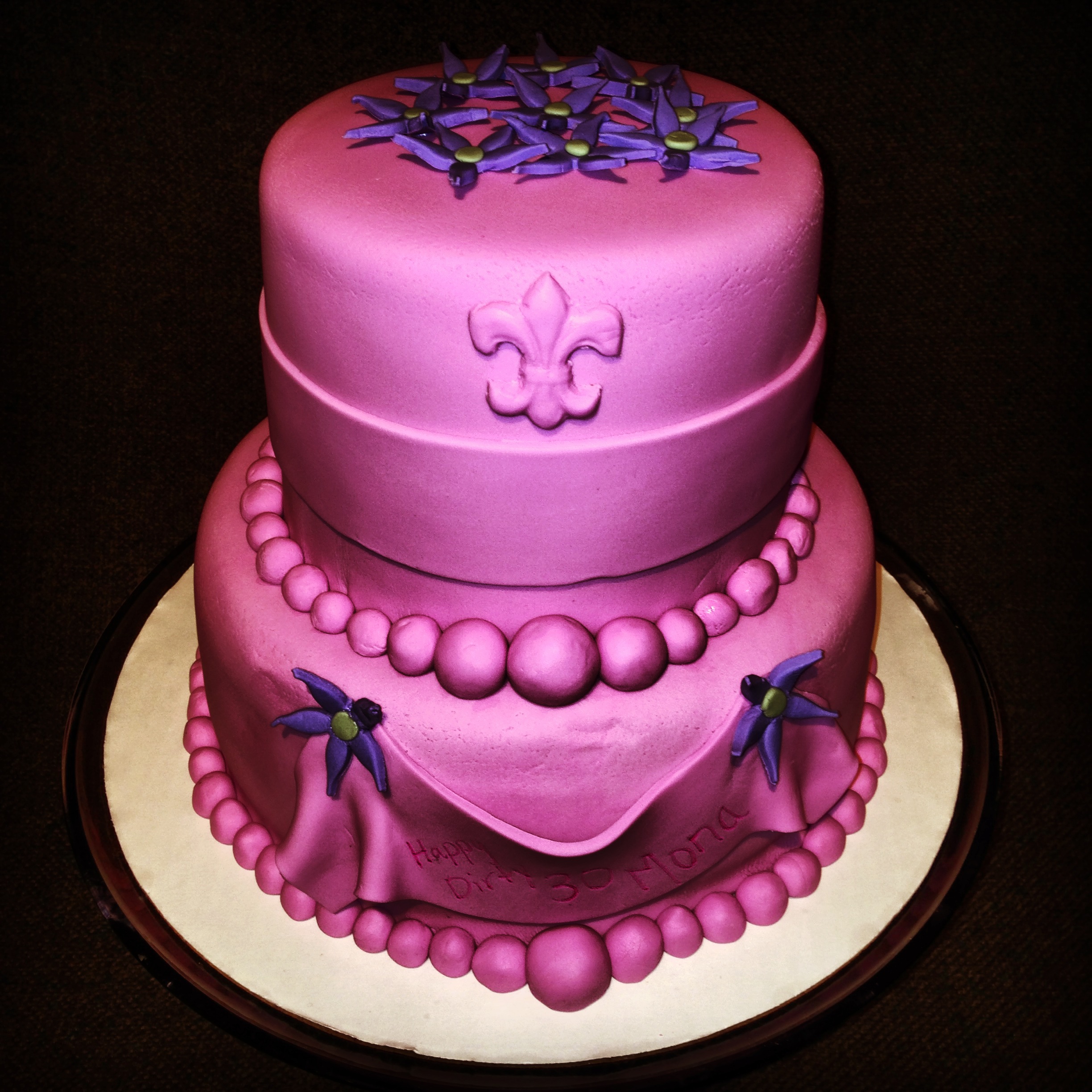 Cute Girly Birthday Cake