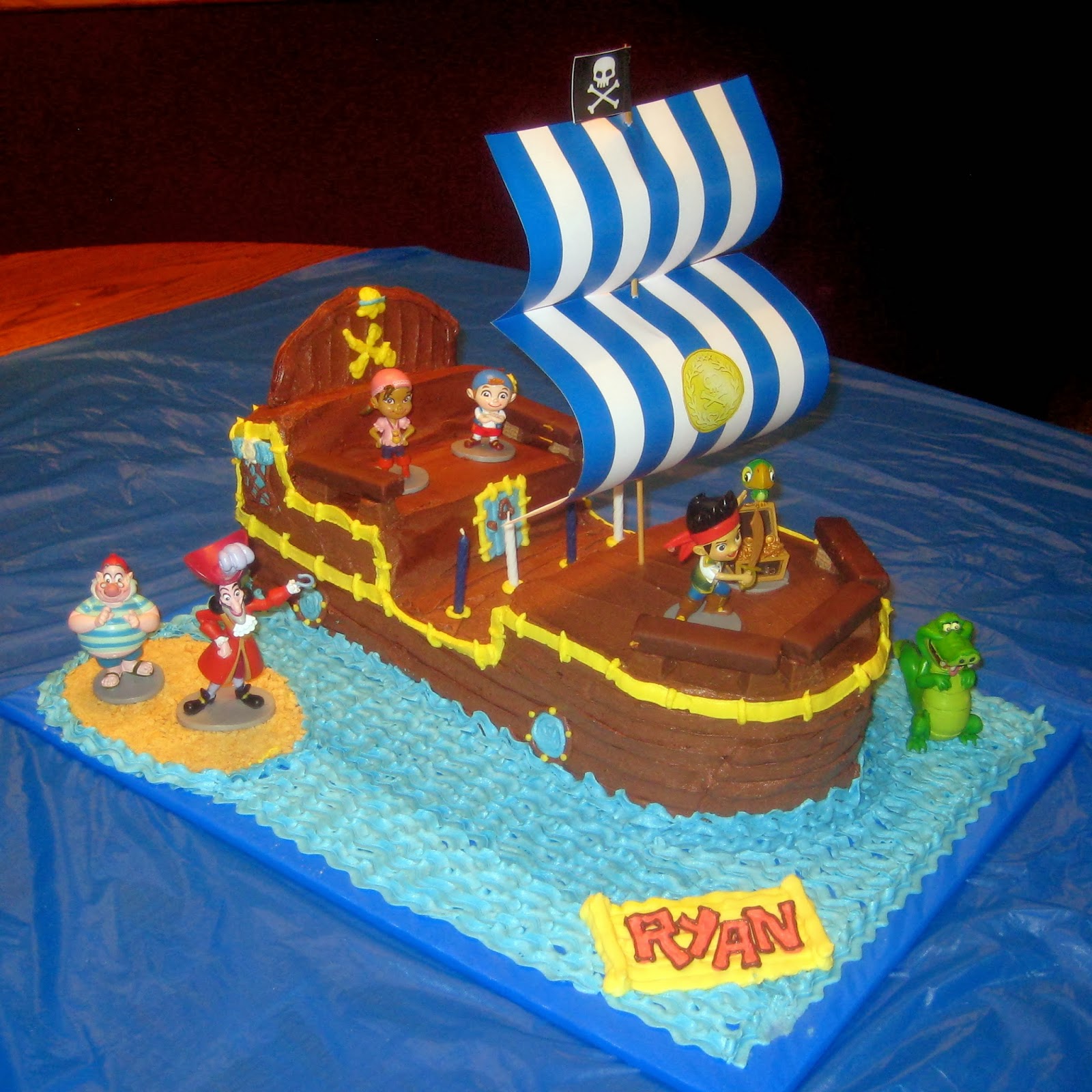 DIY Jake and the Neverland Pirates Cake