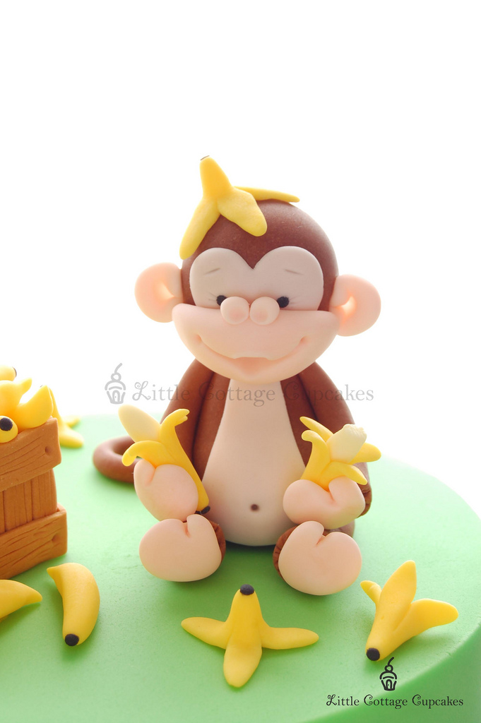 Fondant Monkey Cake Topper