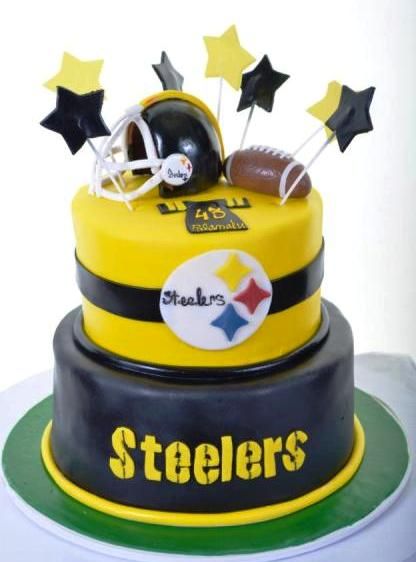 Happy Birthday Steelers Fan Cake