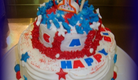 Independence Day Birthday Cake