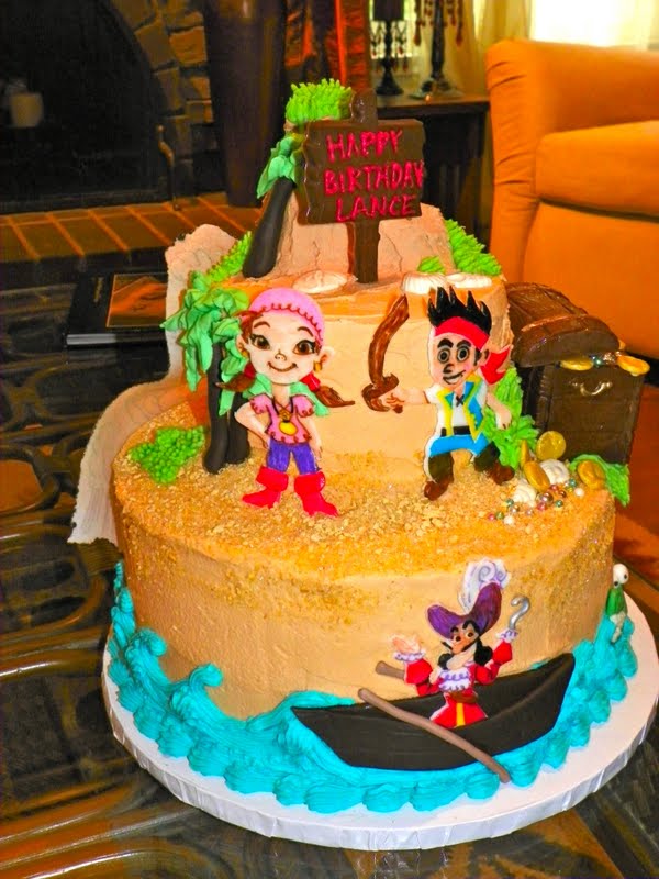 Jake and Neverland Pirates Birthday Cake