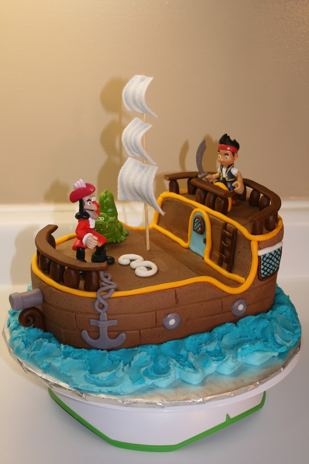 Jake and Neverland Pirates Birthday Cake