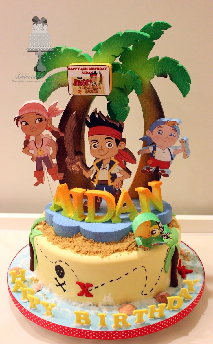 Jake and Neverland Pirates Birthday Cake