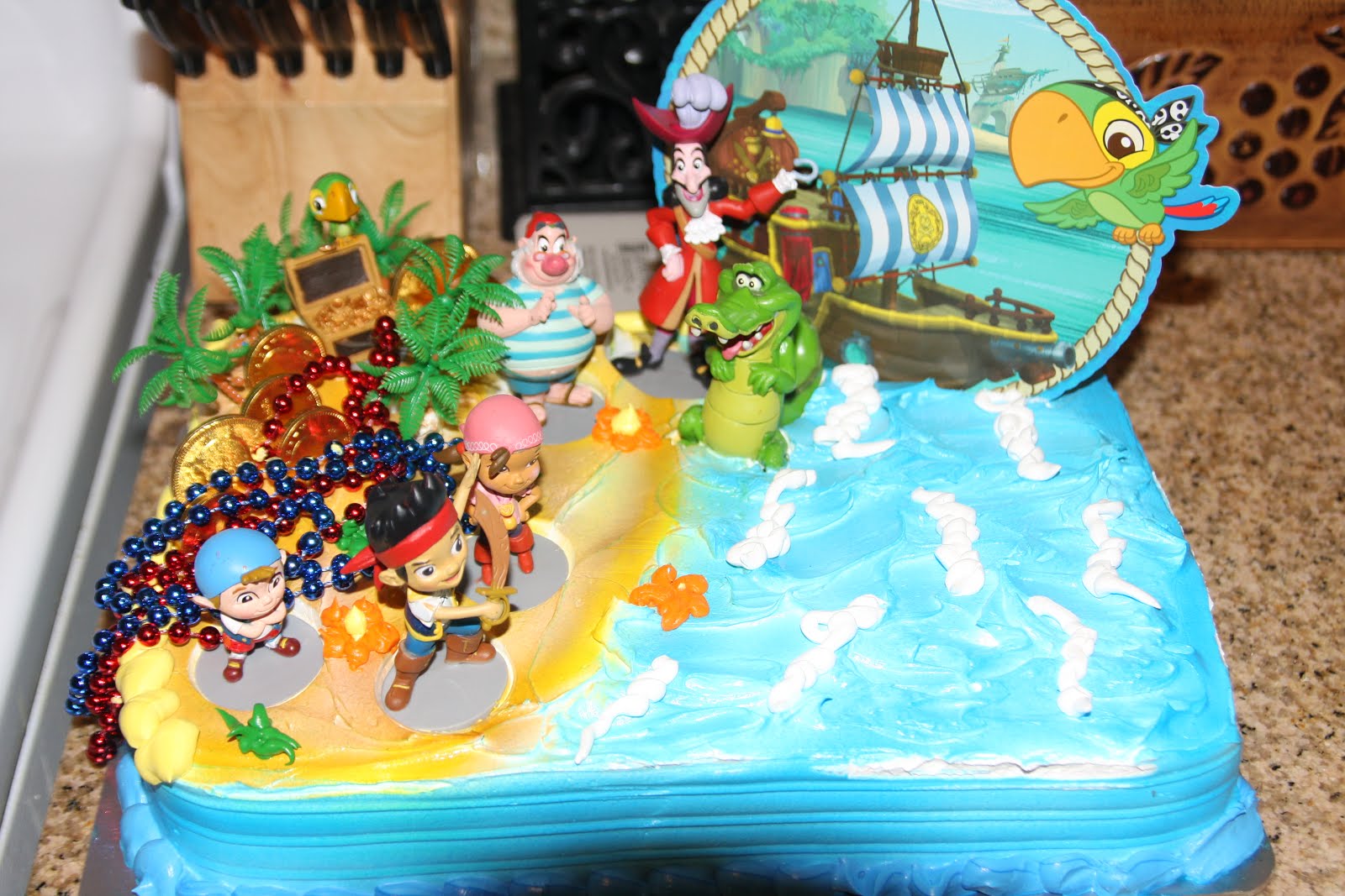 Jake and the Neverland Pirates Birthday Cake