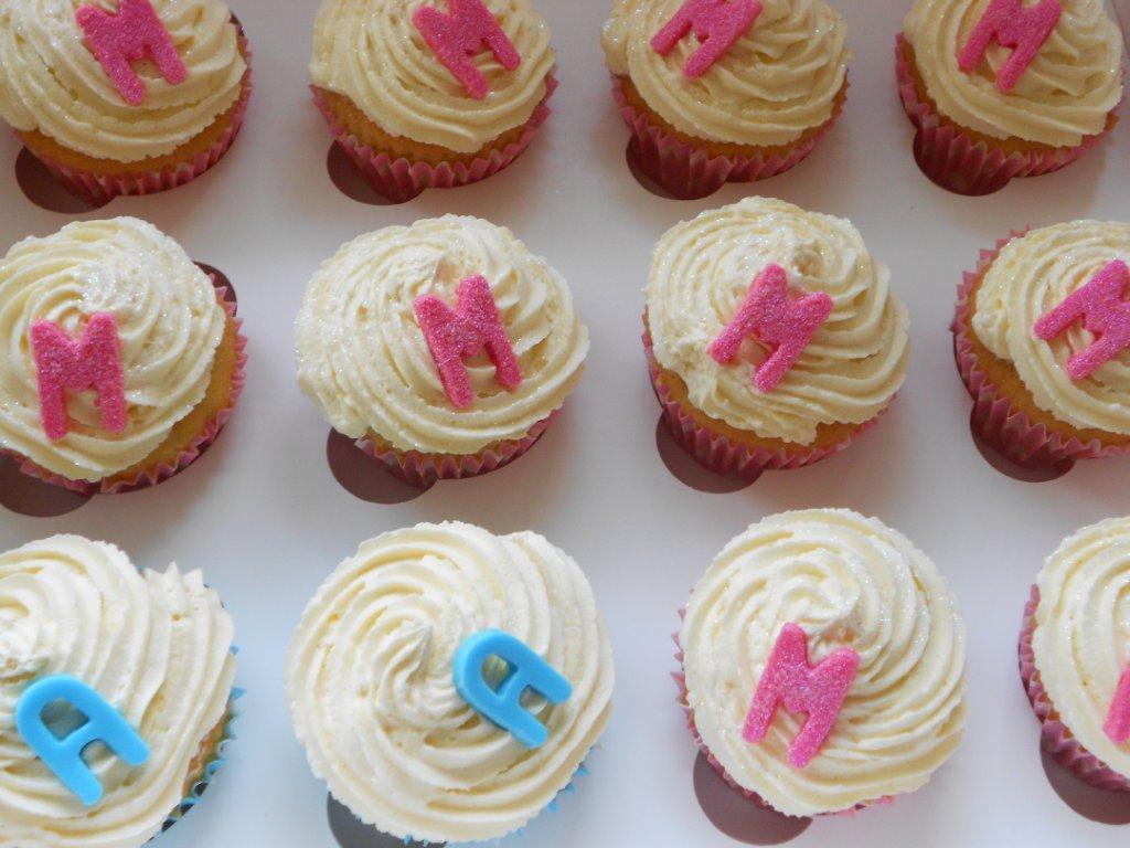 Letter Cupcake Cake