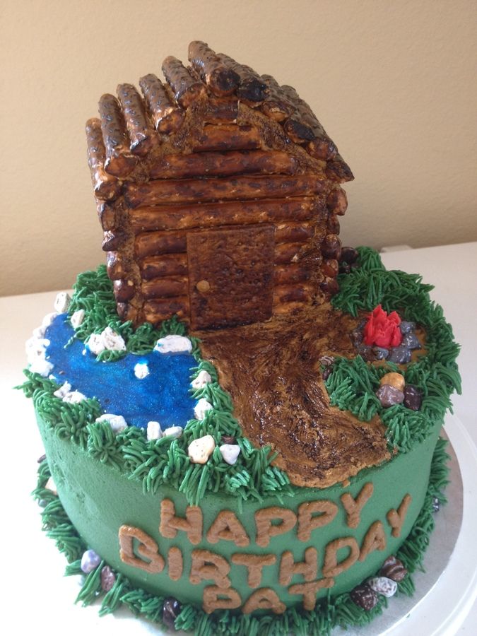 Log Cabin Cake