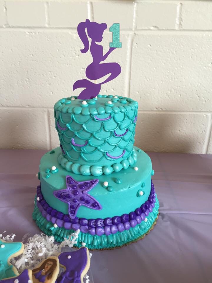 Mermaid 1st Birthday Cake Ideas