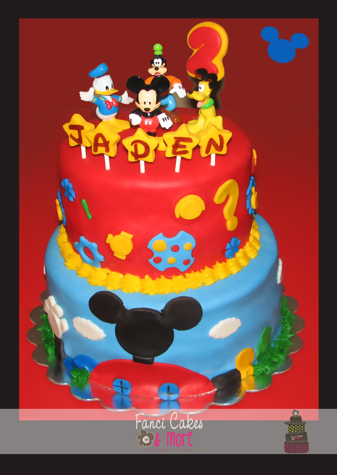 Mickey Mouse Clubhouse Birthday Cake