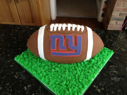 New York Giants Football Cake