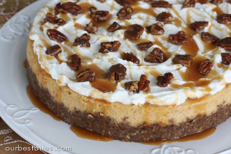 Pumpkin Cheesecake with Pecans