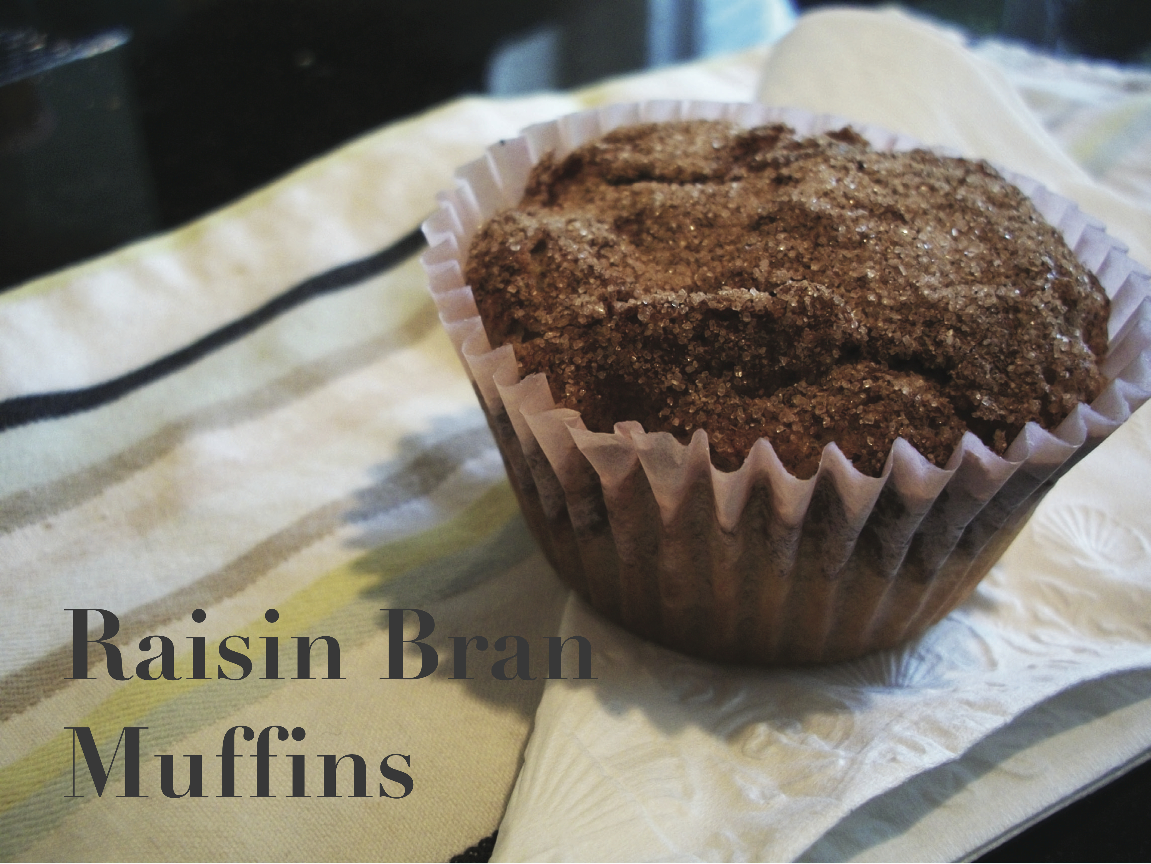 Raisin Bran Cereal Muffins