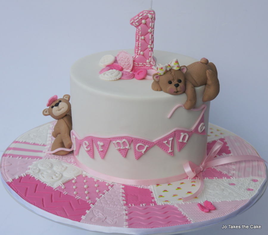 Teddy Bear Birthday Cake