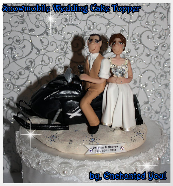 This Personalized Wedding Cake Topper