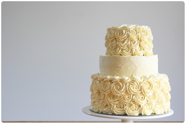 Tiered Rosette Cake