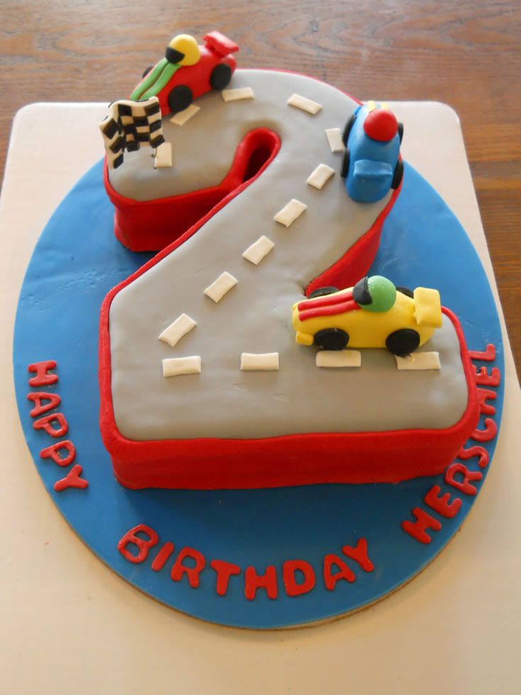 10 Photos of Two Shaped Birthday Cakes For Boys