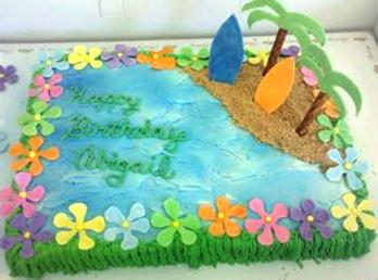 Beach Birthday Cake Ideas