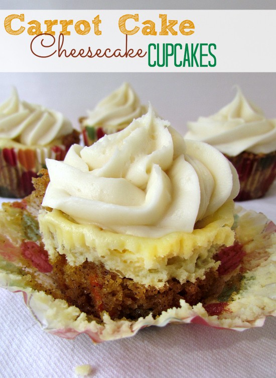 Carrot Cake Cheesecake Cupcakes