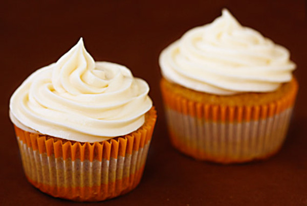 Carrot Cake Cupcakes with Cream Cheese Icing