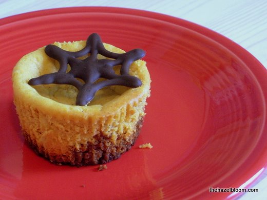 Chocolate Pumpkin Mini Cheesecake