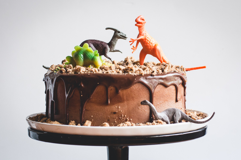 Dinosaur Birthday Party Cake