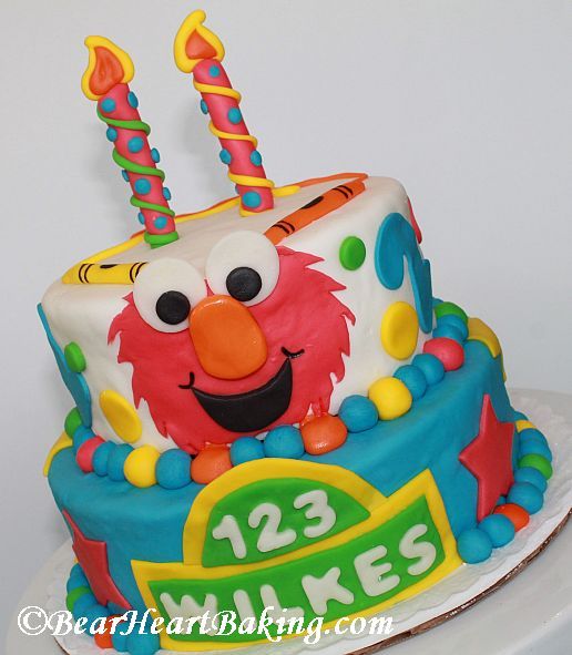 Elmo 1st Birthday Cake Ideas