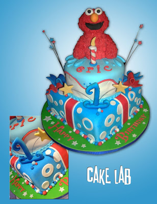 Elmo 1st Birthday Cake