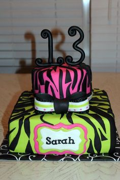 Girls 13th Birthday Cake Ideas