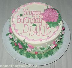 Happy Birthday Diane Cake