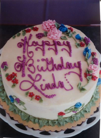 Happy Birthday Linda Cake