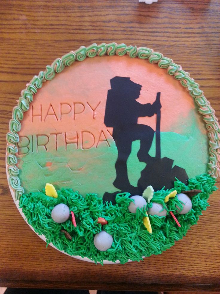 10 Photos of Hiking Trail Birthday Cakes