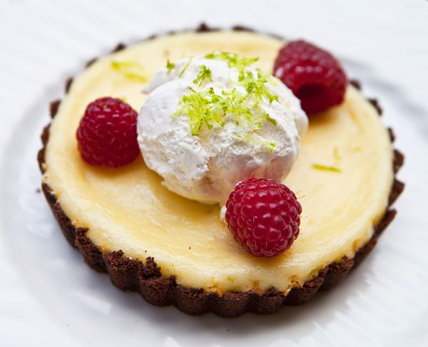 Key Lime Cheesecake with Chocolate Crust