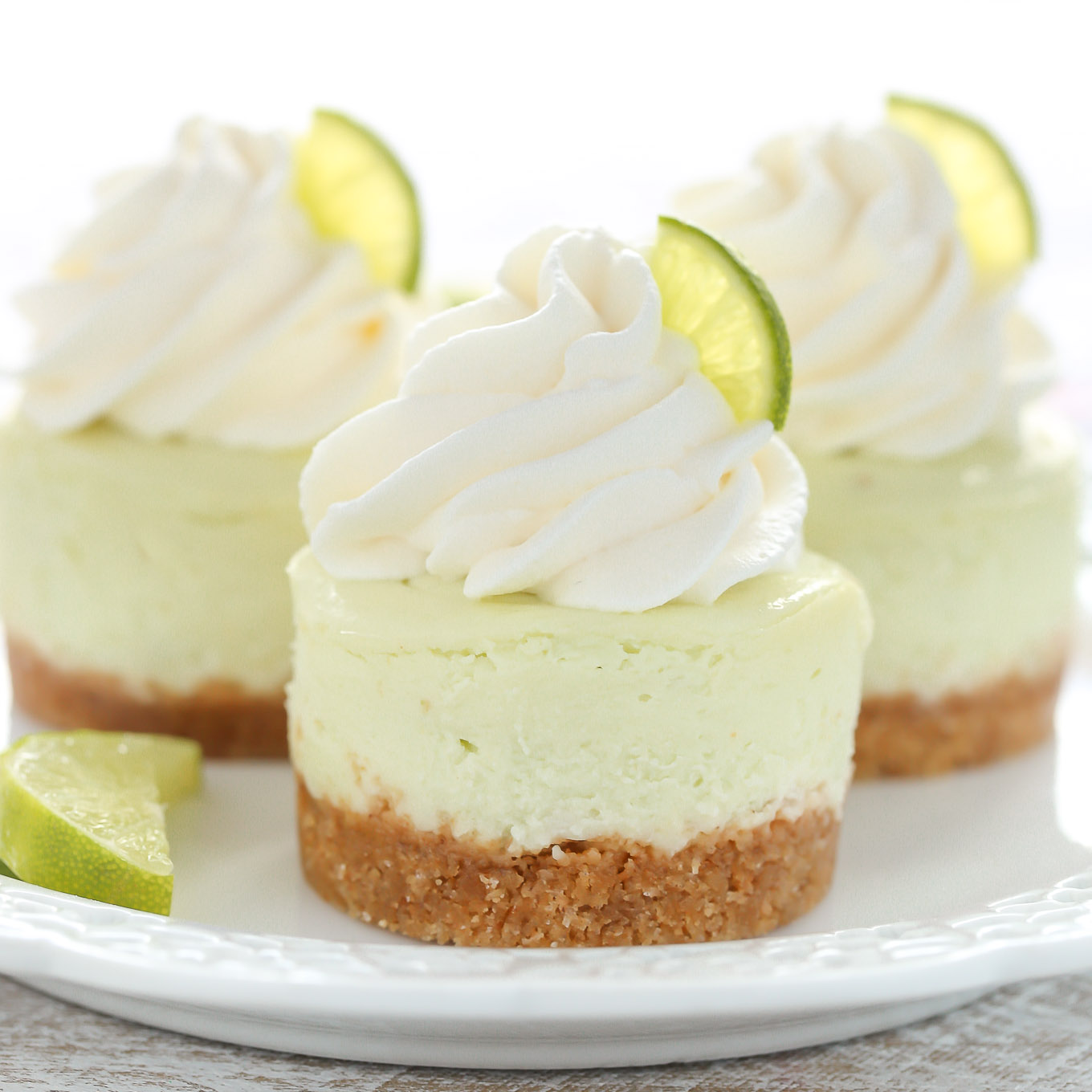 Key Lime Mini Cheesecakes