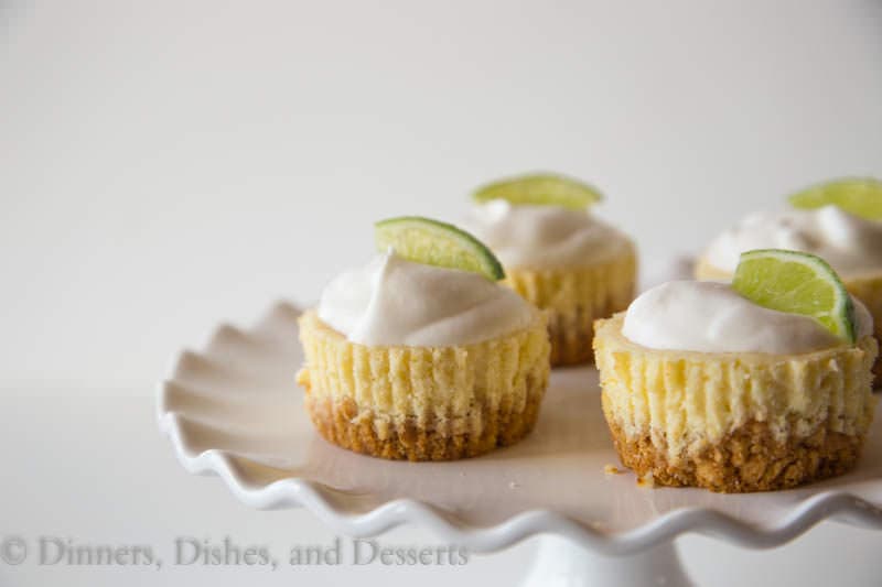 Key Lime Mini Cheesecakes