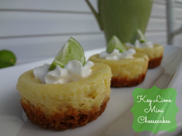 Key Lime Mini Cheesecakes