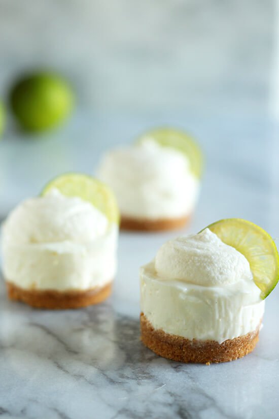 Key Lime Mini Cheesecakes