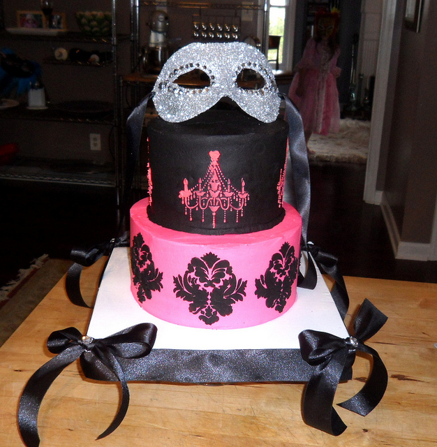 10 Masquerade Ball Party Cakes Photo Masquerade Birthday Party