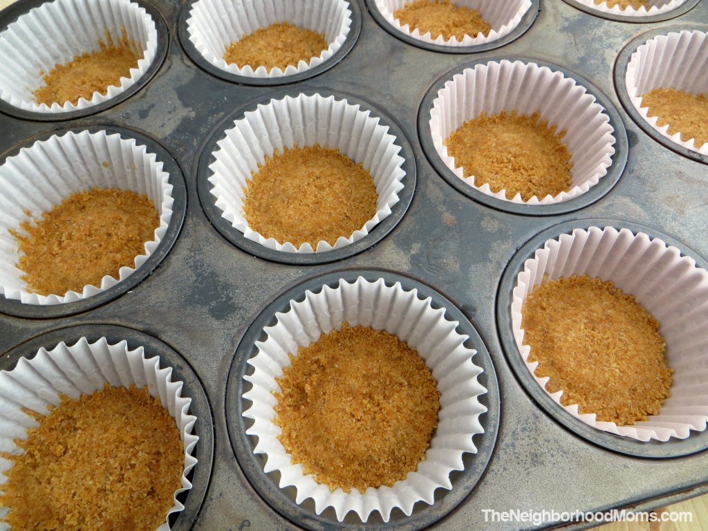 Mini Cheesecakes with Graham Cracker Crust