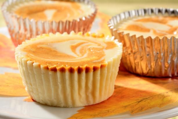 Mini Pumpkin Swirl Cheesecake Recipes